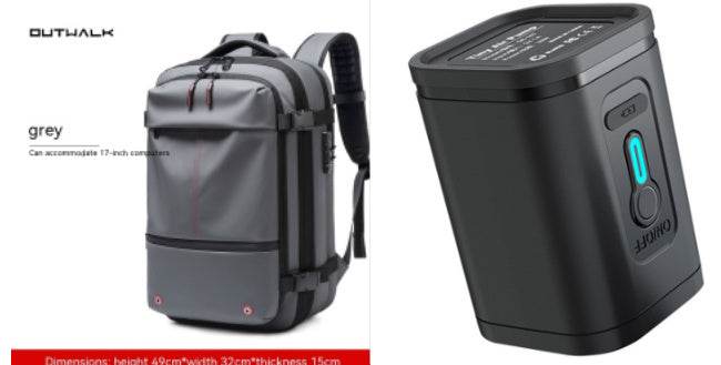 Travel Backpack Men's Business Multifunction Computer Bag Vacuum Compression Large-capacity Backpack - PANGO