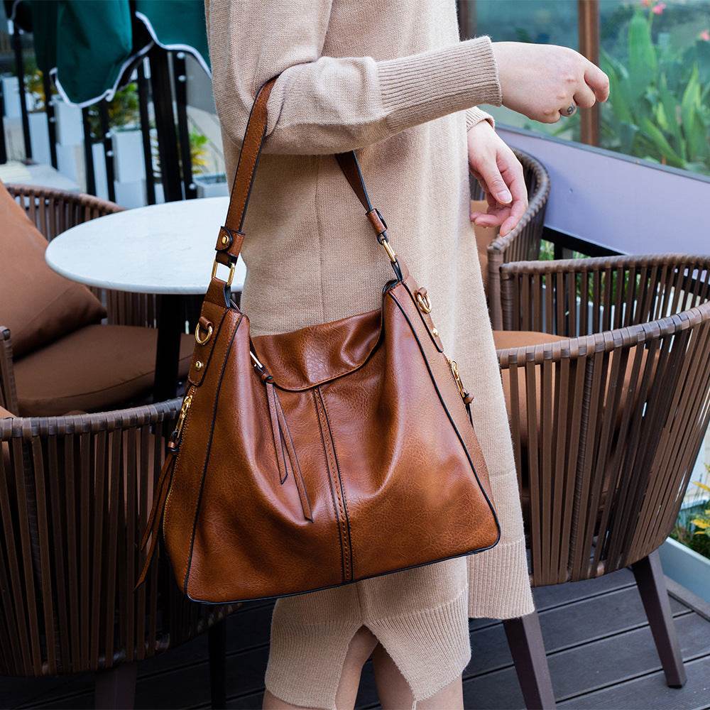 Hobo Bags Women High Capacity Handbags Fahsion Commuting Crossbody Shoulder Bag Shopping Totes - PANGO