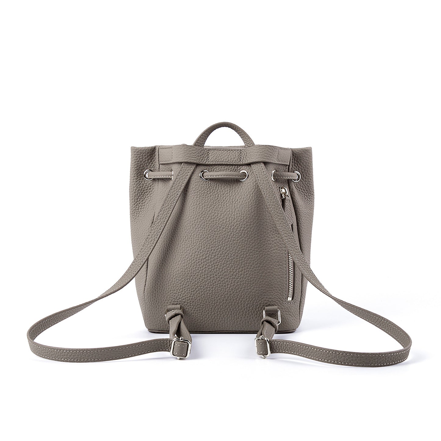 Backpack Hot Selling First Layer Cowhide Niche Handmade Shoulder Crossbody Bucket Bag