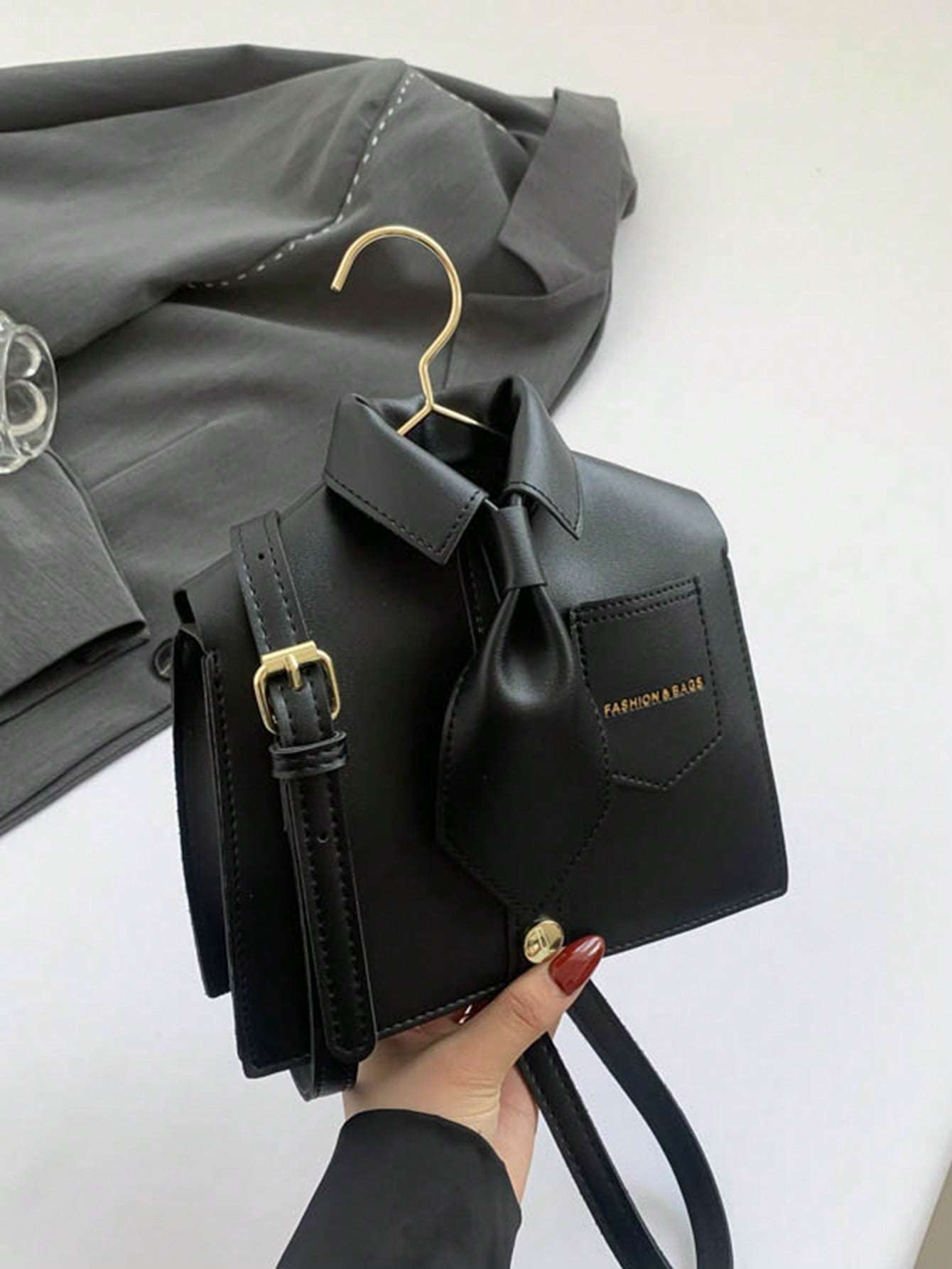 Quirky Shaped Collar Women Crossbody Bag,