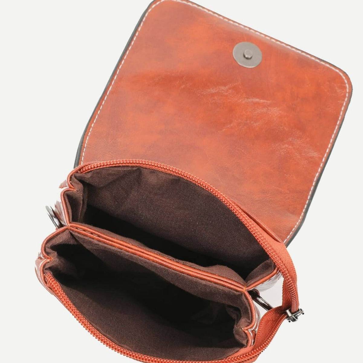 Fashion Simple Large Capacity Mobile Phone Bag Mini Crossbody Bag - PANGO