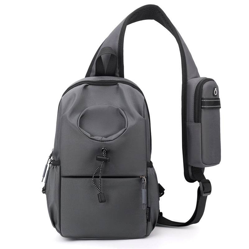 Men's Oxford Cloth Splash-proof Shoulder Crossbody Chest Bag - PANGO