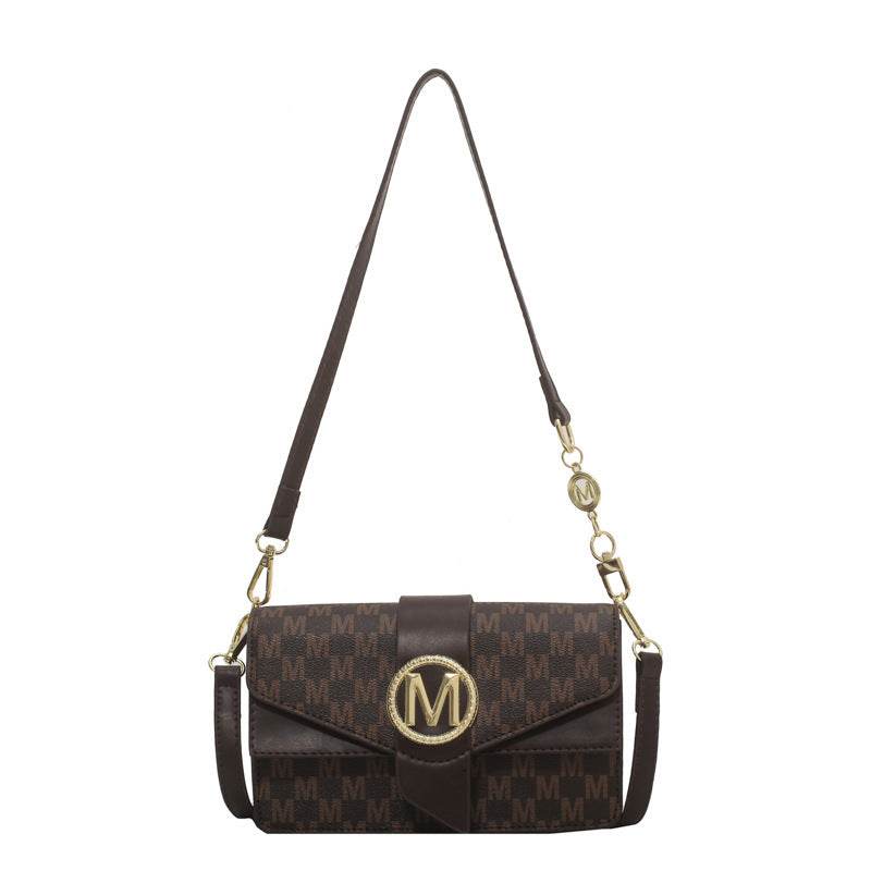 Niche Personality Printed Letter Shoulder Messenger Bag - PANGO