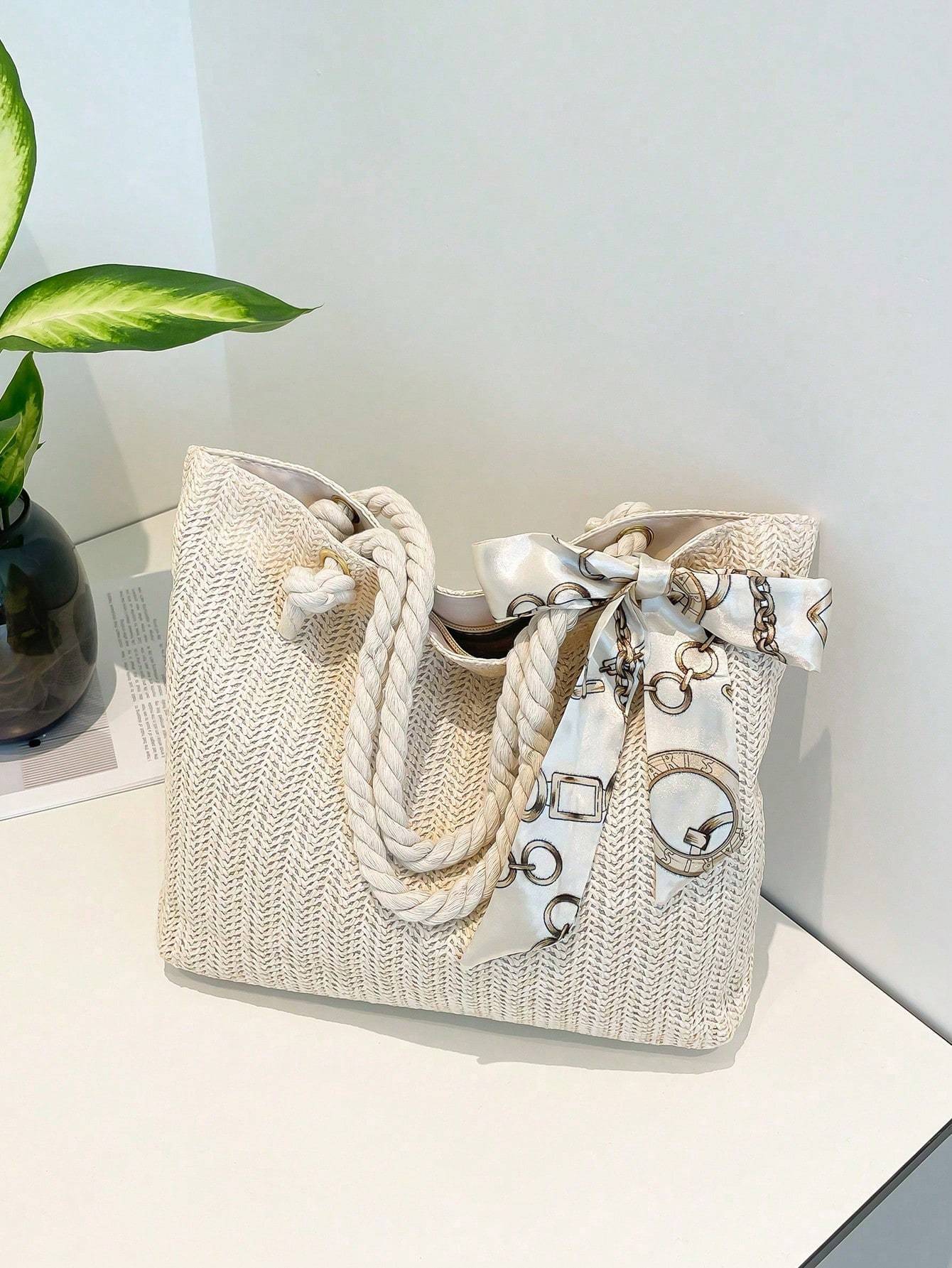 Women's New Style Woven Large Capacity Bag