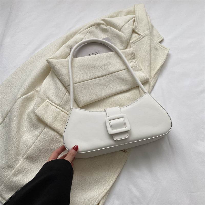 Western Style Shoulder Texture Crossbody Underarm Small Square Bag - PANGO