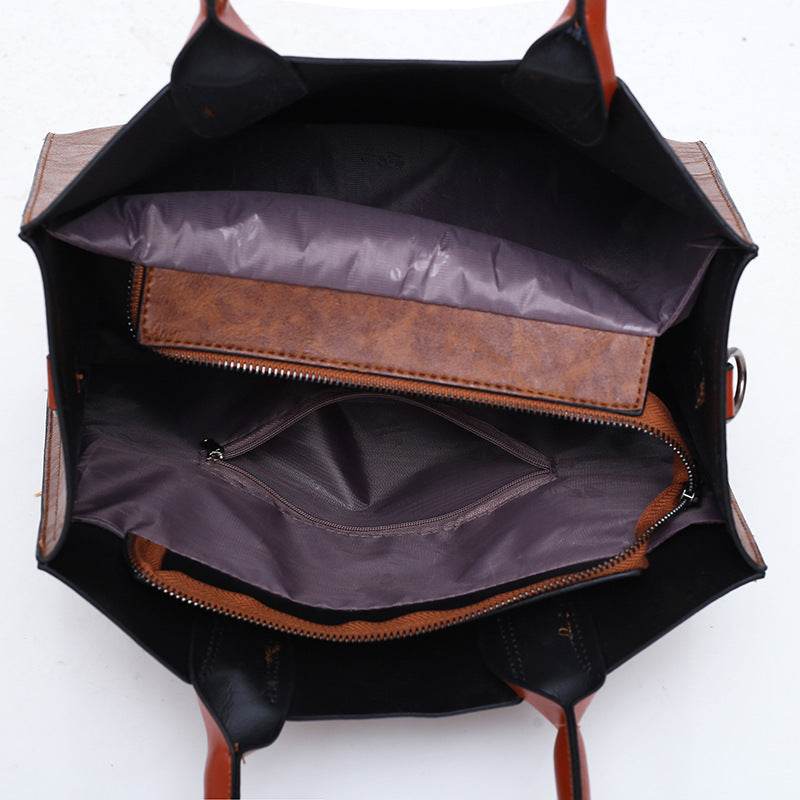 Three-piece Women's Bag European And American Fashion Retro - PANGO