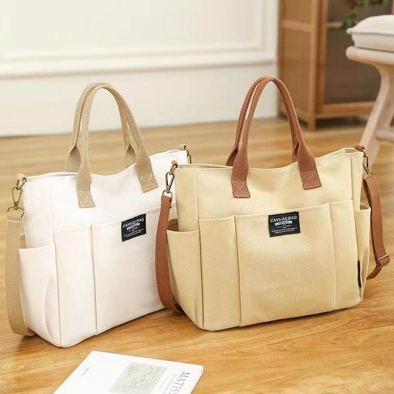 Large Capacity Shoulder Canvas Bag, Commuting Hand Bag - PANGO