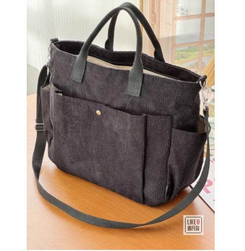 Large Capacity Shoulder Canvas Bag, Commuting Hand Bag - PANGO