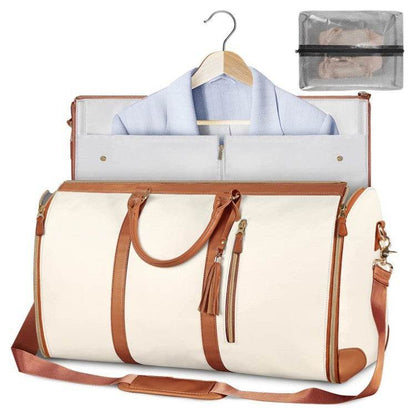 Large Capacity Travel Duffle Bag Women's Handbag Folding Suit Bag Waterproof Clothes Totes - PANGO