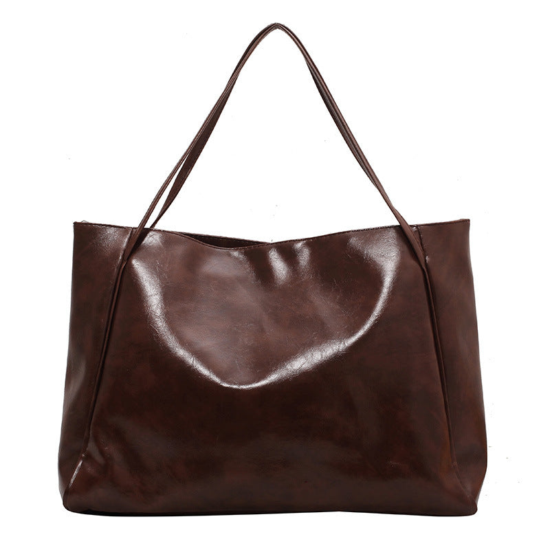 Fashion Handbag Large Capacity Soft Leather Shoulder Bag