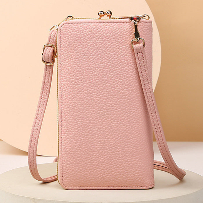 Flower Embroidery Phone Bag