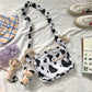Cute Cow Student Shoulder Bag