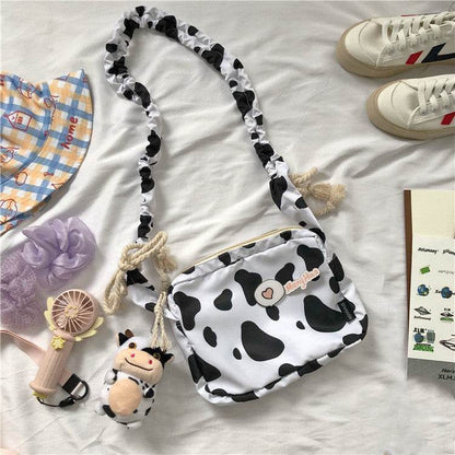 Cute Cow Student Shoulder Bag - PANGO