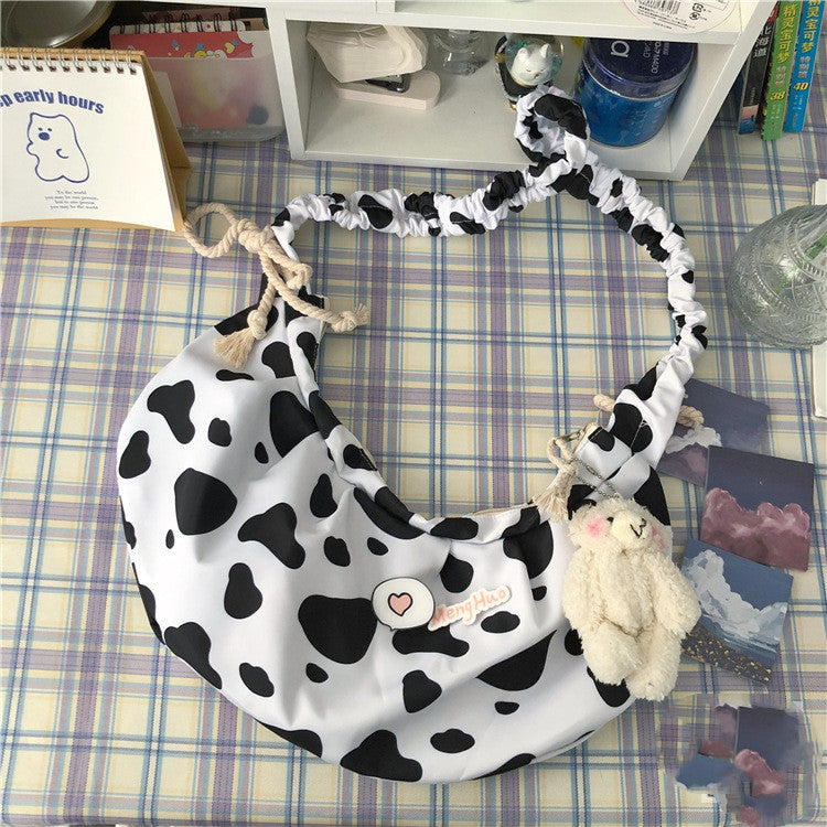 Cute Cow Student Shoulder Bag