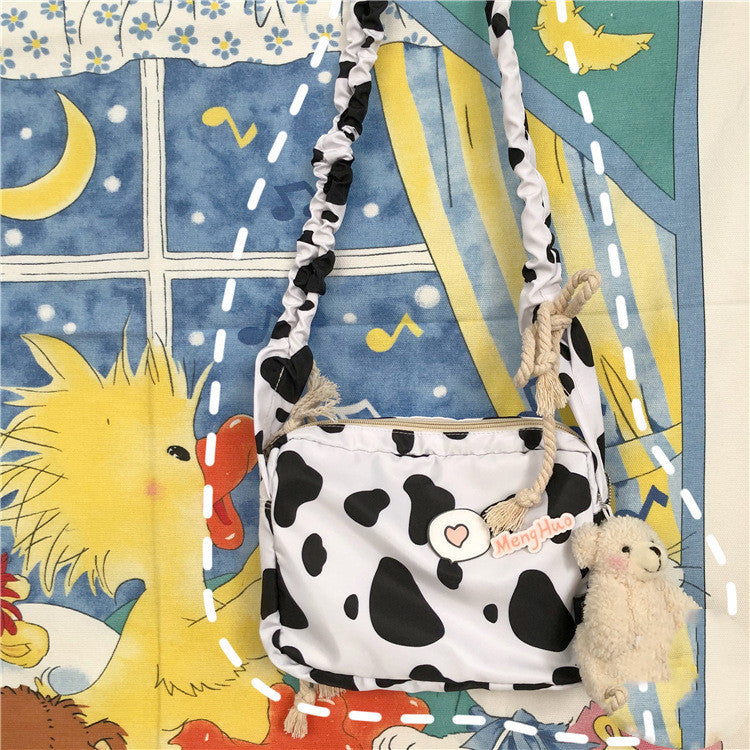Cute Cow Student Shoulder Bag