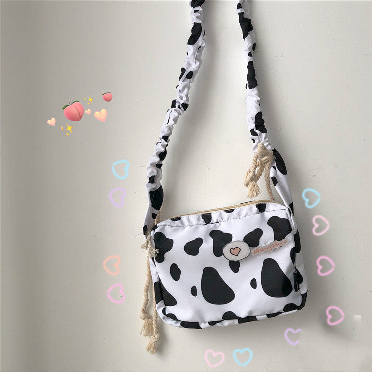 Cute Cow Student Shoulder Bag