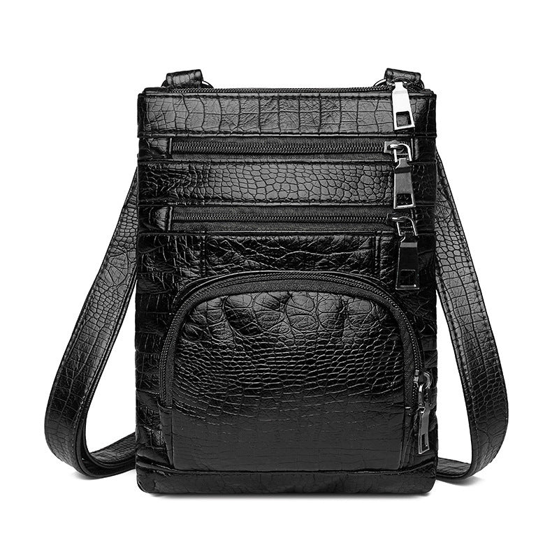Soft Leather Shoulder Messenger Bag