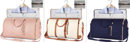 Large Capacity Travel Duffle Bag Women's Handbag Folding Suit Bag Waterproof Clothes Totes - PANGO