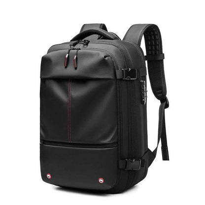 Travel Backpack Men's Business Multifunction Computer Bag Vacuum Compression Large-capacity Backpack - PANGO