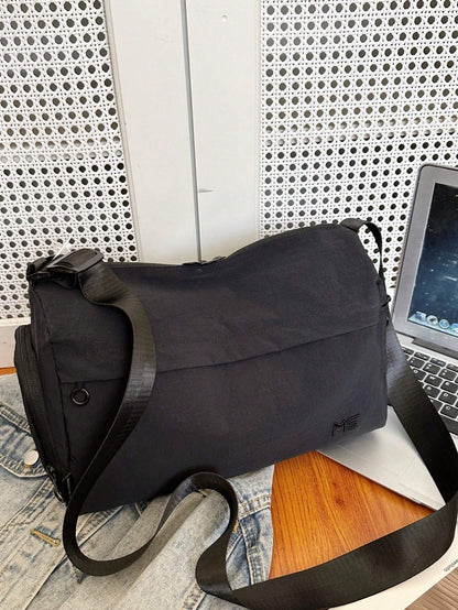 Lightweight Washed Fabric Yoga Bag For Women