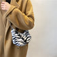 Leopard Pattern Plush Bag