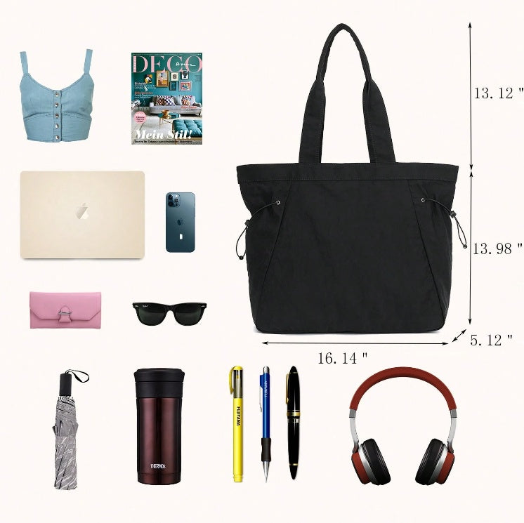 Side-Cinch Shopper Bags