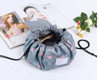 Animal Printing Large Capacity Drawstring Lazy Cosmetic Storage Bag - PANGO