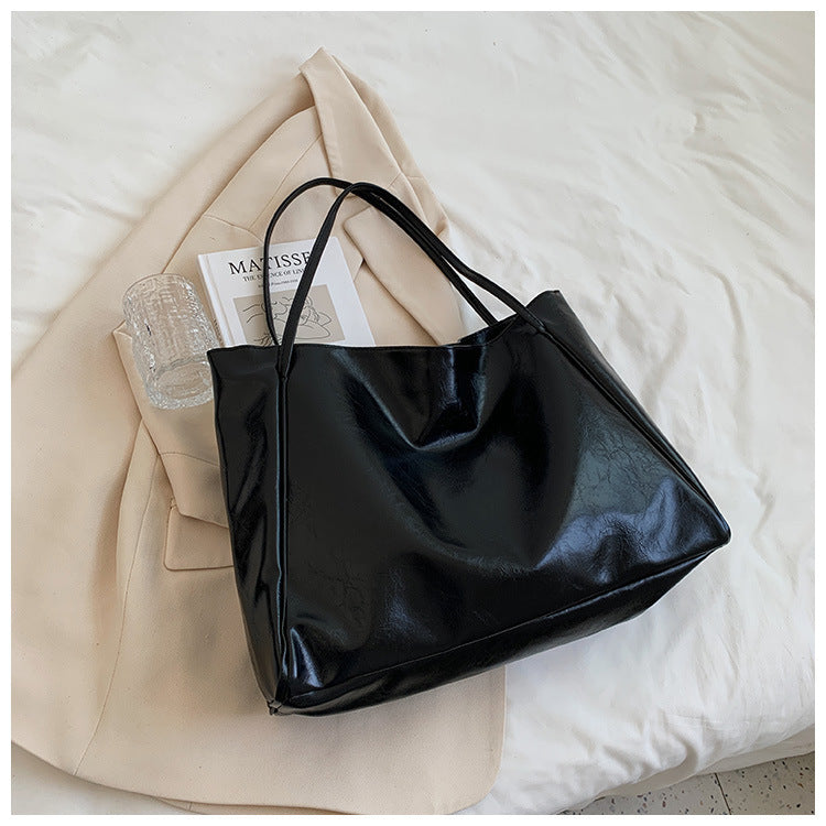 Fashion Handbag Large Capacity Soft Leather Shoulder Bag