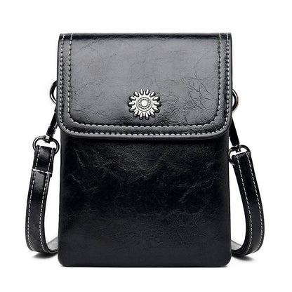Fashion Simple Large Capacity Mobile Phone Bag Mini Crossbody Bag - PANGO