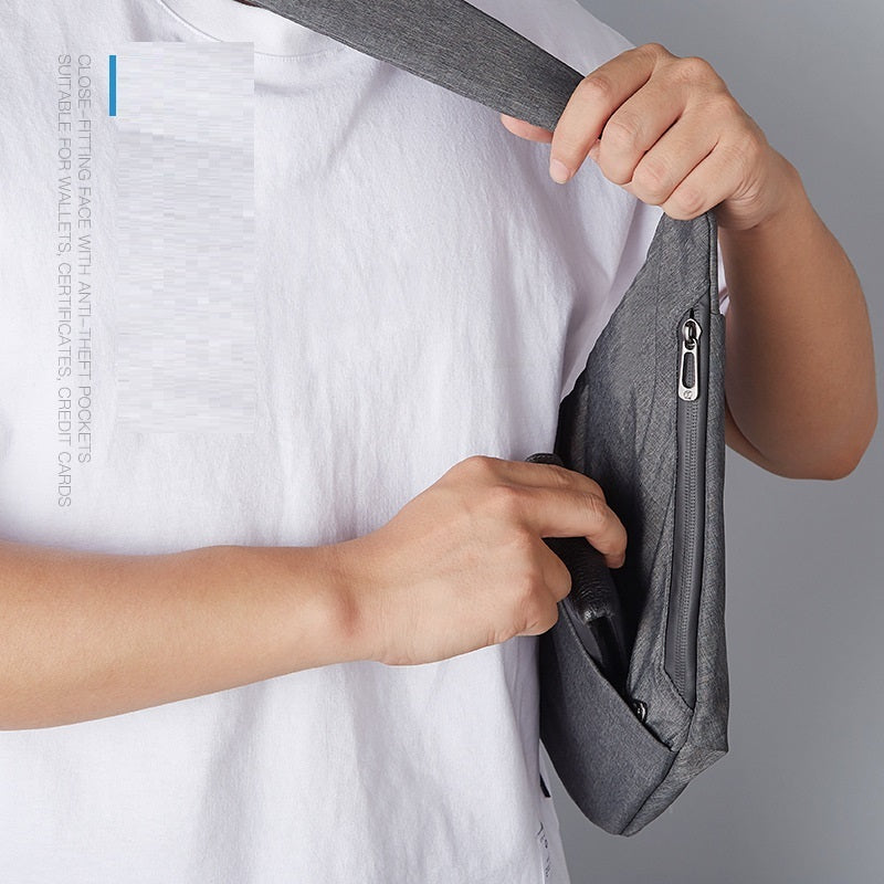 Digital Storage Canvas Chest Bag