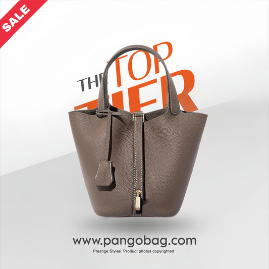 Hand Carry Soft Leather Large Capacity Handbag Diy Material