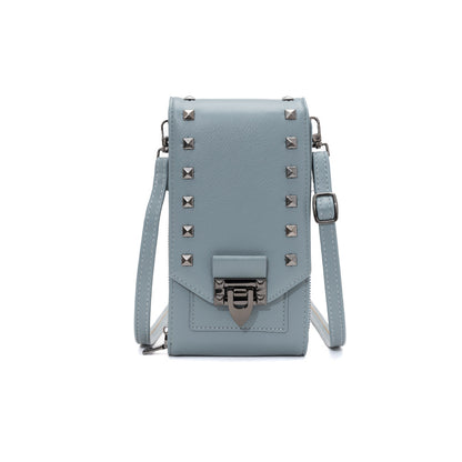 Rivet Design Shoulder Bags For Mobile Phone