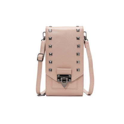 Rivet Design Shoulder Bags For Mobile Phone