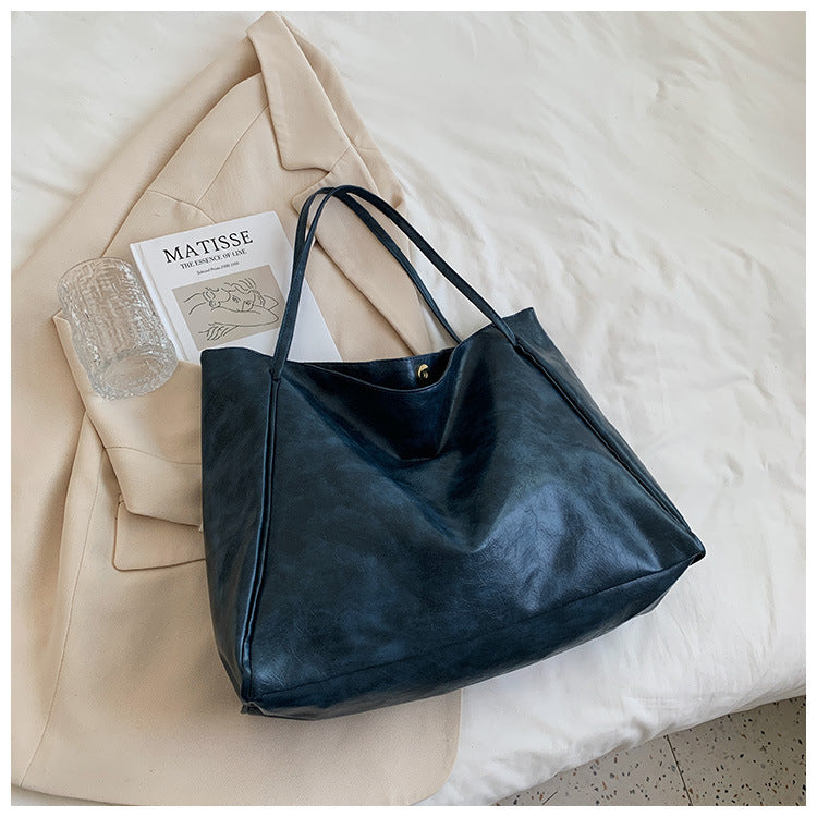 Fashion Handbag Large Capacity Soft Leather Shoulder Bag
