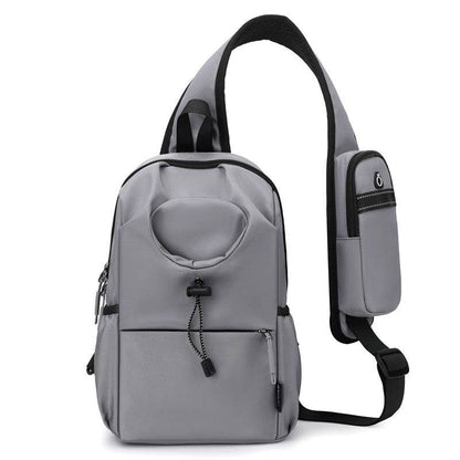Men's Oxford Cloth Splash-proof Shoulder Crossbody Chest Bag - PANGO
