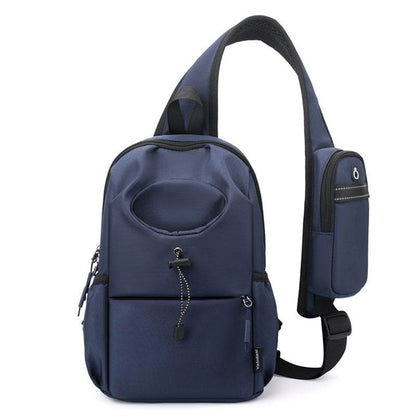 Men's Oxford Cloth Splash-proof Shoulder Crossbody Chest Bag - PANGO