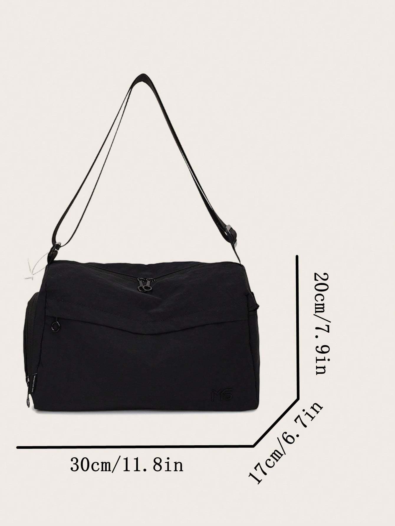 Lightweight Washed Fabric Yoga Bag For Women