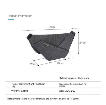 Digital Storage Canvas Chest Bag - PANGO