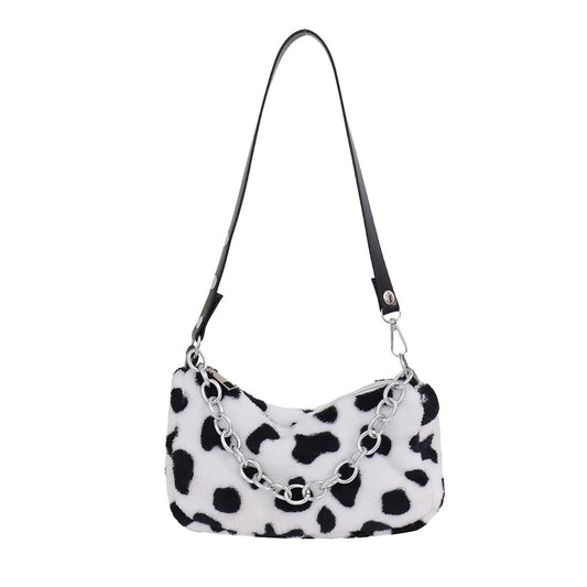 Leopard Pattern Plush Bag