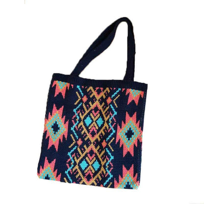 Retro Ethnic Style Wool Woven Bag All-matching - PANGO
