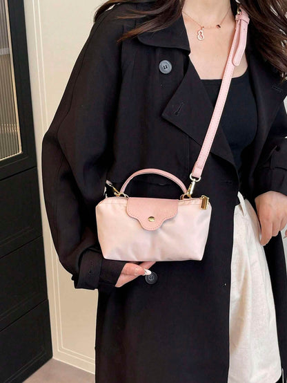 Casual Solid Color Fashionable Women's Handbag Crossbody Bag - PANGO