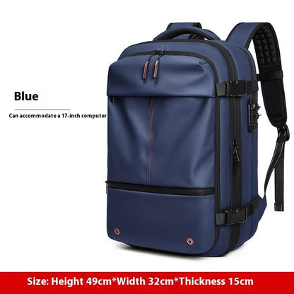 Travel Backpack Men's Business Multifunction Computer Bag Vacuum Compression Large-capacity Backpack - PANGO