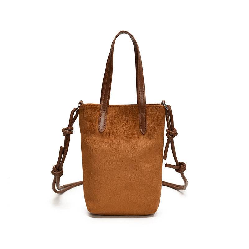 Women's Crossbody Bag Anime New Versatile Suede Phone Bag - PANGO