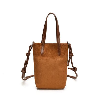 Women's Crossbody Bag Anime New Versatile Suede Phone Bag - PANGO