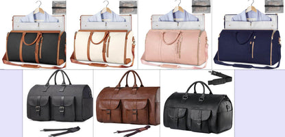 Large Capacity Travel Duffle Bag Women's Handbag Folding Suit Bag Waterproof Clothes Totes - PANGO