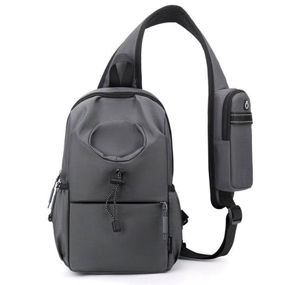 Men's Oxford Cloth Splash-proof Shoulder Crossbody Chest Bag - PANGO
