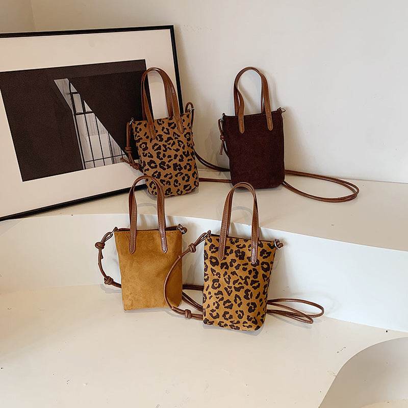 Women's Crossbody Bag Anime New Versatile Suede Phone Bag - PANGO