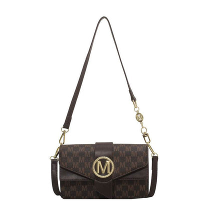 Niche Personality Printed Letter Shoulder Messenger Bag - PANGO