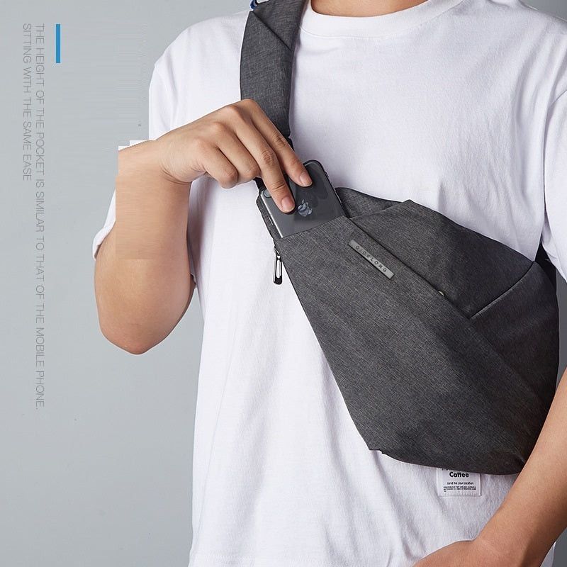 Digital Storage Canvas Chest Bag