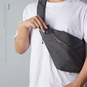 Digital Storage Canvas Chest Bag